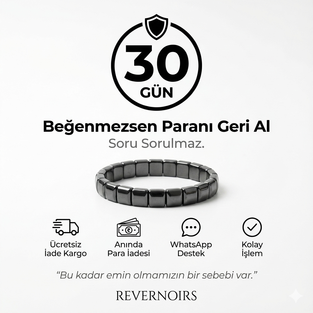 Güç ve İhtişamı Yenileyen Hematit Bilekliği