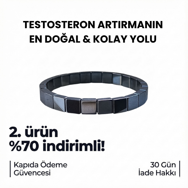 Güç ve İhtişamı Yenileyen Hematit Bilekliği